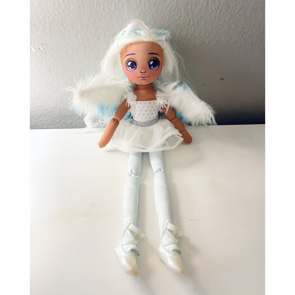 Dream Seekers Luna Magical Fairy Friend Plush White & Blue 13" Doll Wings